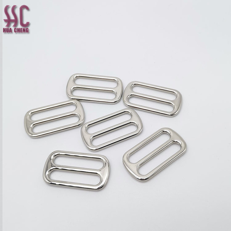 Bag Hardware Accessories 3/4 Inch Triglid Buckle Slide Adjuster Metal Buckle Strap 20mm Metal Slider Buckle for Handbag