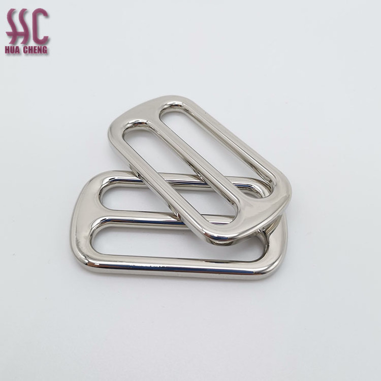 Bag Hardware Accessories 3/4 Inch Triglid Buckle Slide Adjuster Metal Buckle Strap 20mm Metal Slider Buckle for Handbag