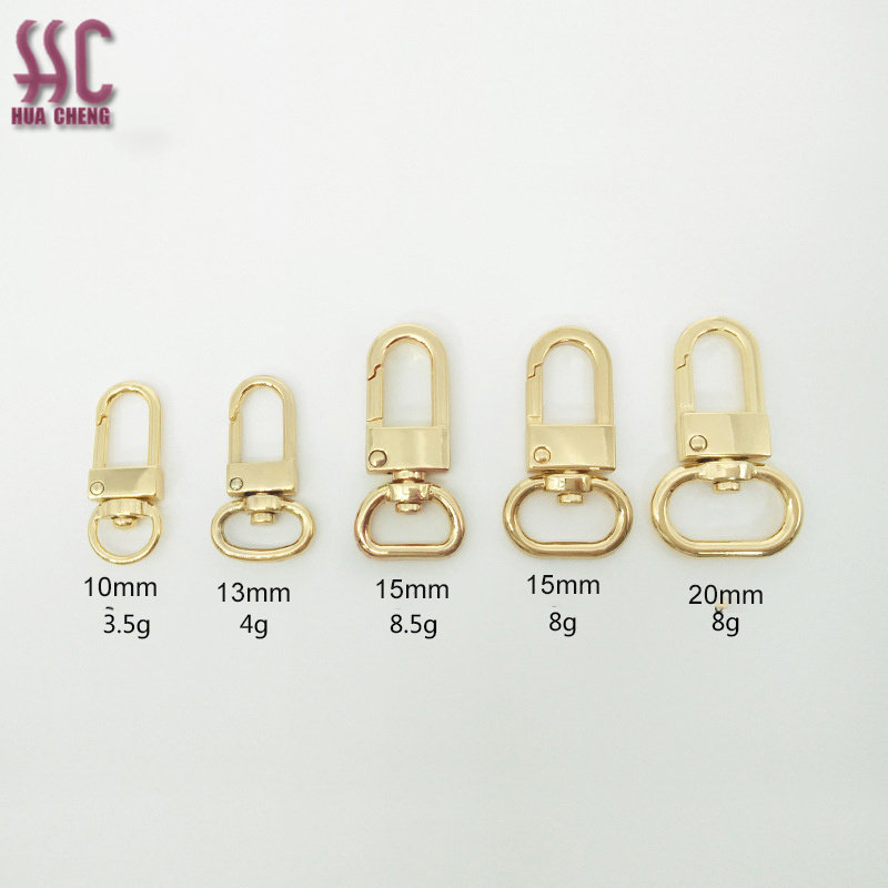 Handbag/Lanyard/Dog Leash Zinc Alloy Metal Swivel Snap Hook Wholesale Metal hardware dog hook buckle