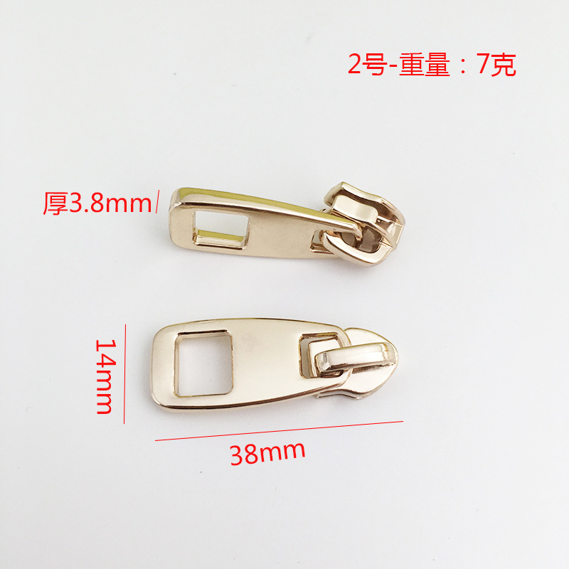 Custom Zip Pull Garment Metal Zipper Puller Slider Brand Logo Bag Zipper Head Puller 5# nylon Metal Zipper Pull Logo