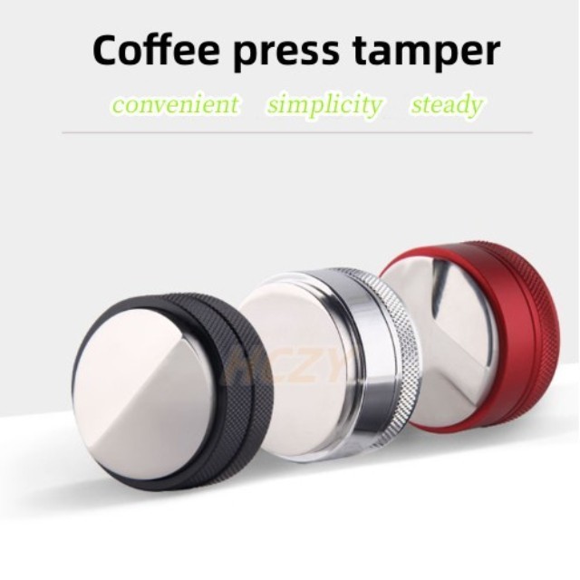 Stainless steel coffee distributor tamper various base type coffee tools coffee press tamper