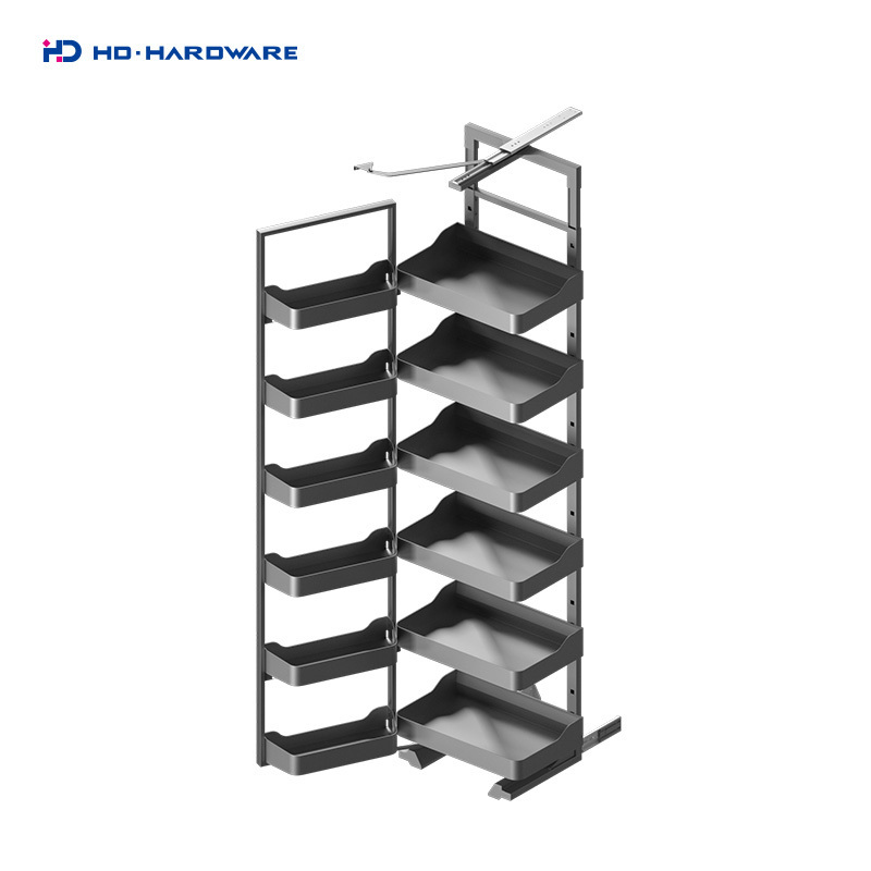 HD functional kitchen organizer 44.01.005 kitchen storage basket unit tall pull out pantry