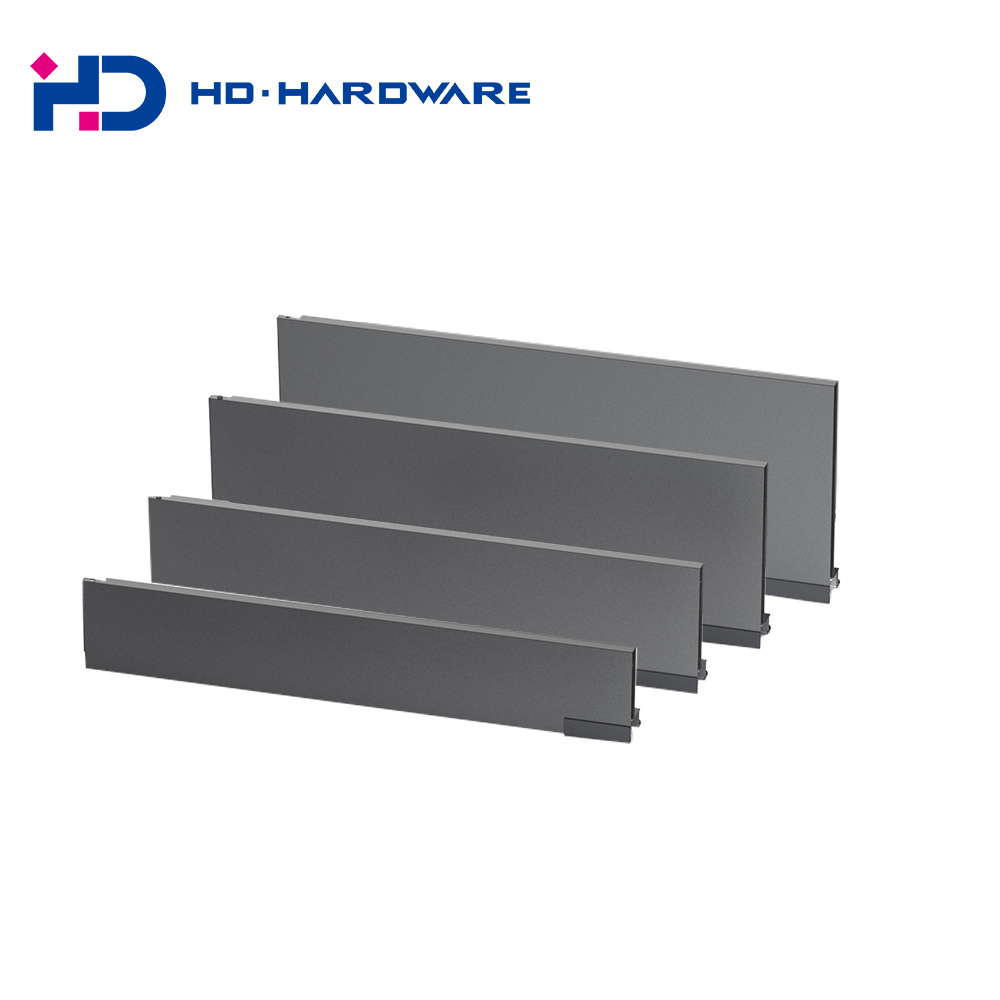 Cabinet drawer slides double wall soft closing metal tandem drawer for concealed drawer boxes