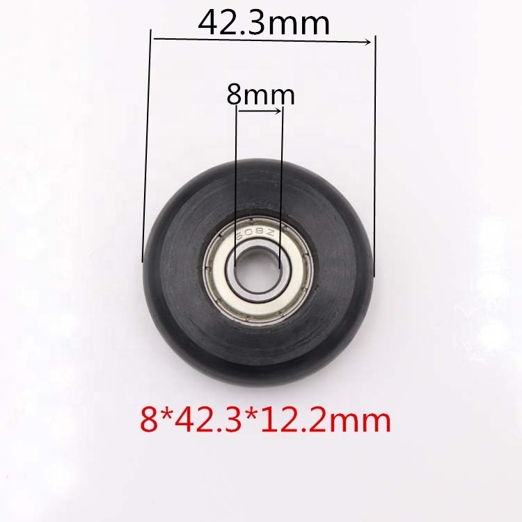 sliding door roller drawer roller kitchen cabinet roller shutter 40 mm skateboard wheel in stock