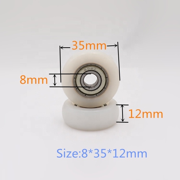 sliding door roller drawer roller kitchen cabinet roller shutter 40 mm skateboard wheel in stock