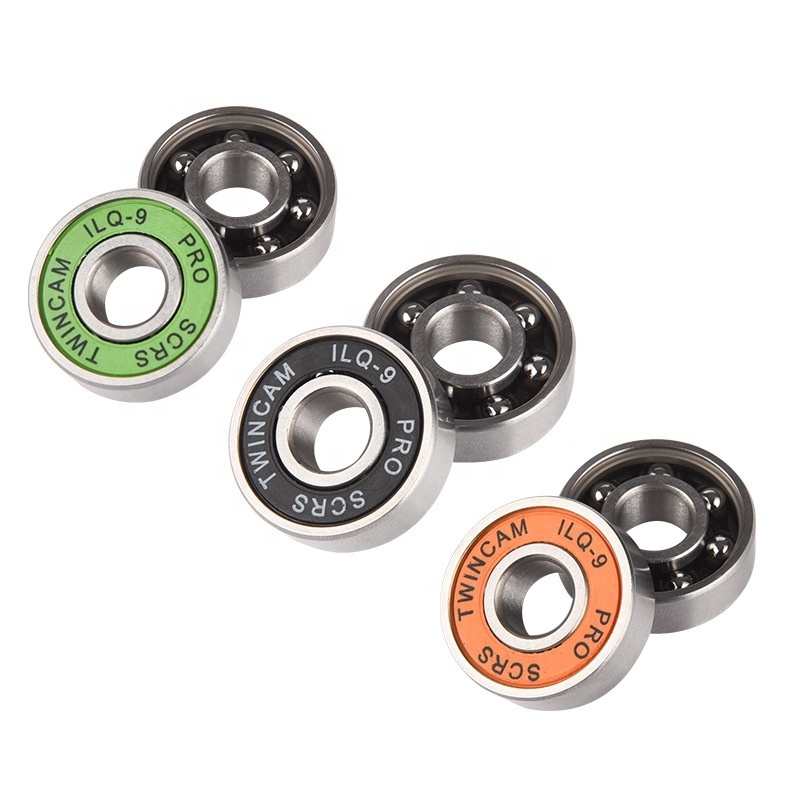 colorful high speed skateboard bearings abec 7 abec 9 miniature ceramic ball bearings 608 inline roller skate bearing