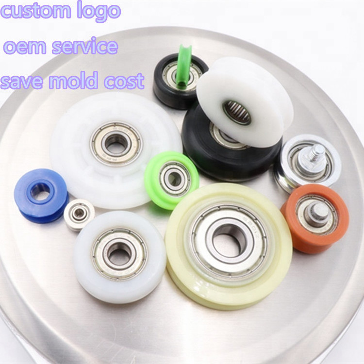 Door & window roller sliding door roll wheels nylon roller wheels OEM windows rollers plastic pulley