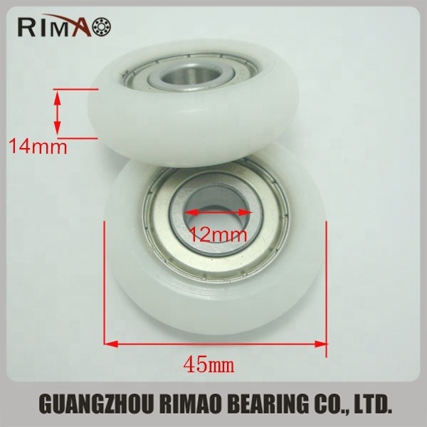 nylon ball bearing drawer roller wheels sliding plastic drawer roller