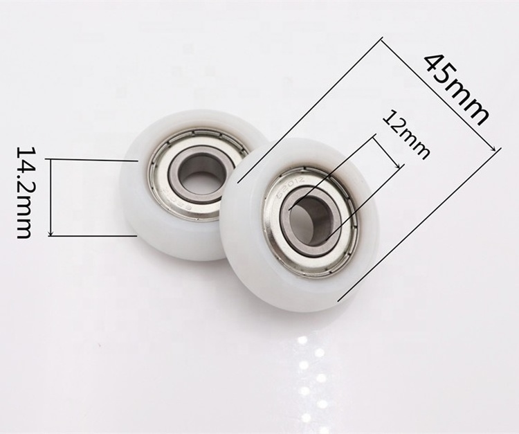 nylon ball bearing drawer roller wheels sliding plastic drawer roller