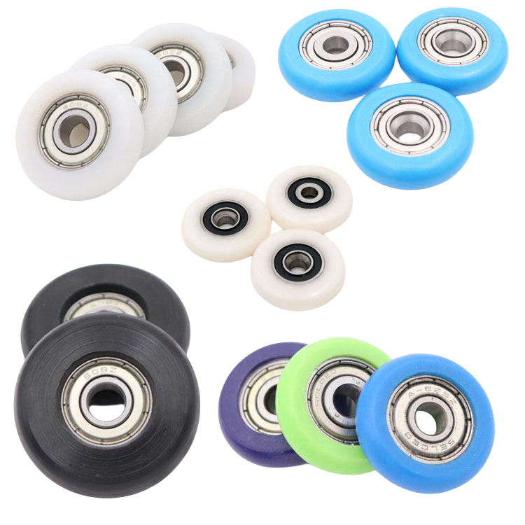 wardrobe sliding door roller wheel POM nylon sliding door guide roller hard plastic wheels door & window rollers