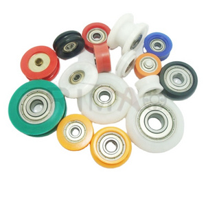 wardrobe sliding door roller wheel POM nylon sliding door guide roller hard plastic wheels door & window rollers