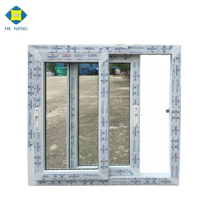 Cheap French Interior Fixed Panel 3 Tracks PVC Reception Plastic Glass Sliding Window Price Philippines