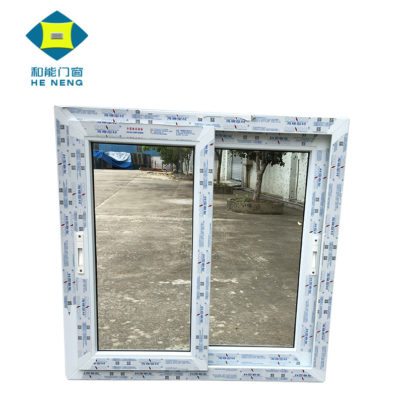 UPVC Cheap Interior Office Handle Glass Reception PVC 3 Tracks Sliding Window Price Philippines