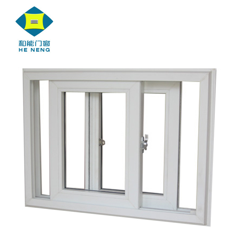 UPVC Cheap Interior Office Handle Glass Reception PVC 3 Tracks Sliding Window Price Philippines