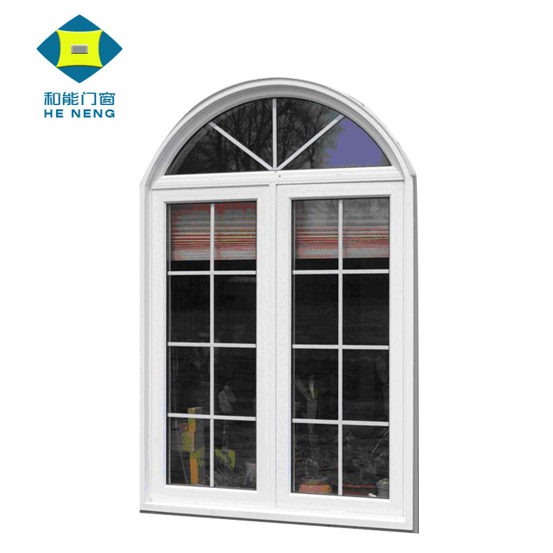 Factory Price Arch UPVC  French Casement Windows design