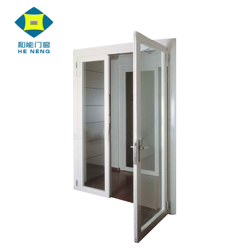 PVC Frame Exterior Door Manufactures Big Glass Swing Graphic Design Stainless Steel Modern Sliding Finished Malaysia Waterproof