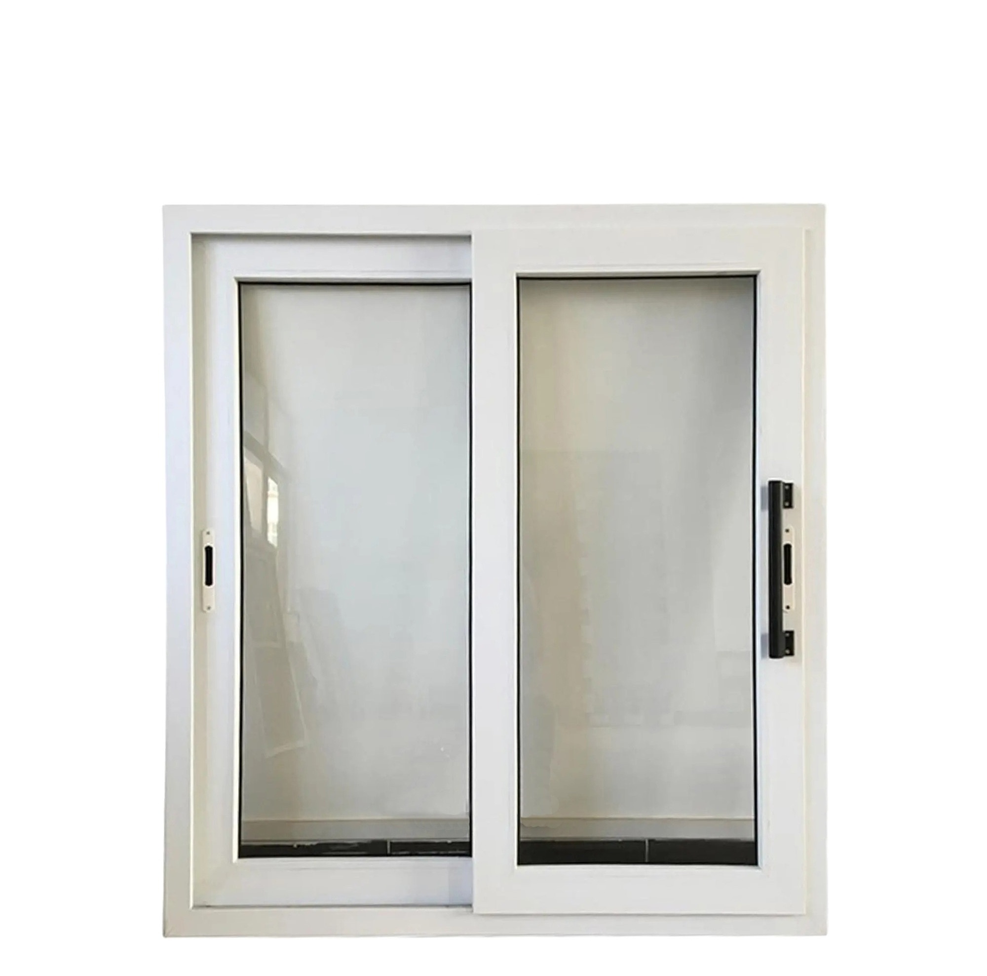 Cheap French Interior Fixed Panel 3 Tracks PVC Reception Plastic Glass Sliding Window Price Philippines