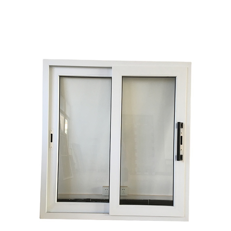 UPVC Cheap Interior Office Handle Glass Reception PVC 3 Tracks Sliding Window Price Philippines