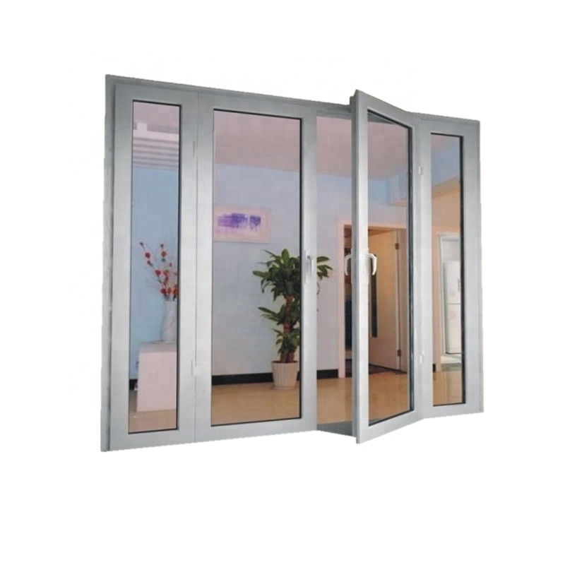 Graphic Design Used Commercial Glass Entry Doors Double Swing Door with Glass Modern Window Wholesales Popular Type UPVC Office