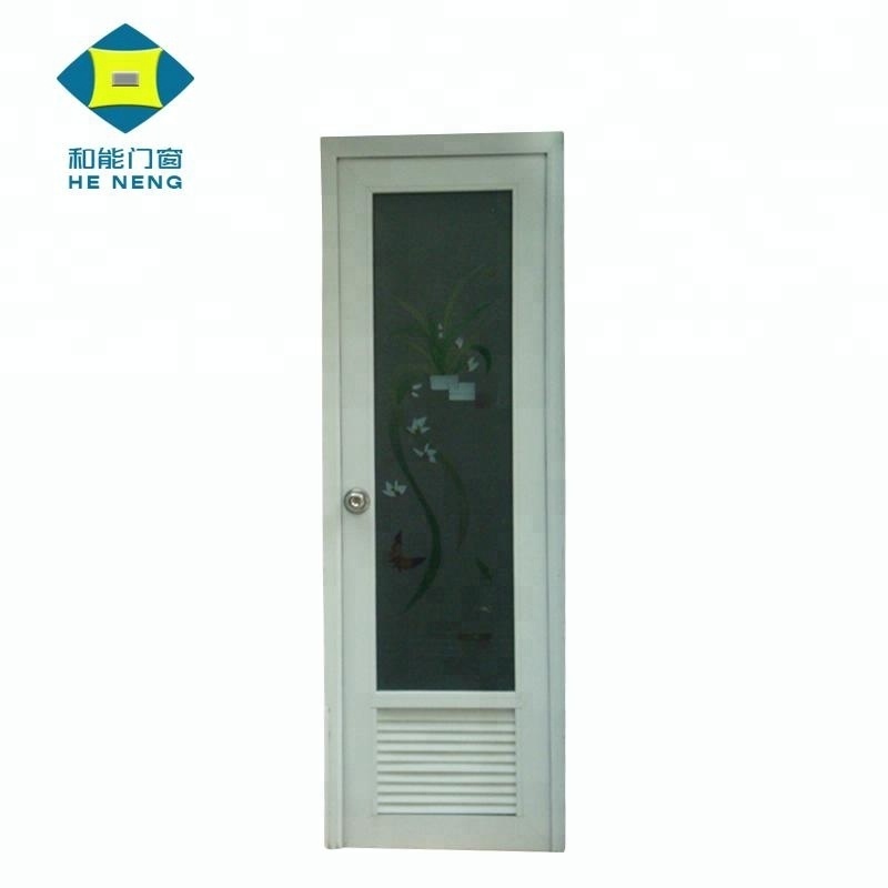 Japanese Folding Sliding Glass Doors for Bathrooms PVC Plastic Foldable Graphic Design Modern Villa Hinged Glass Patio Doors