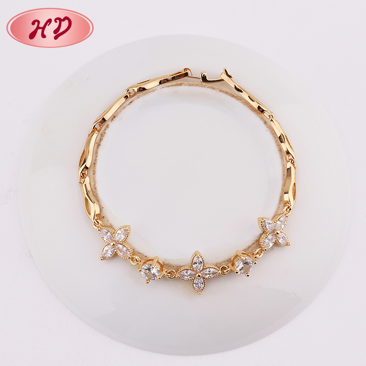 China Custom New Design Bracelets Brass Jewelry For Fashion Girls