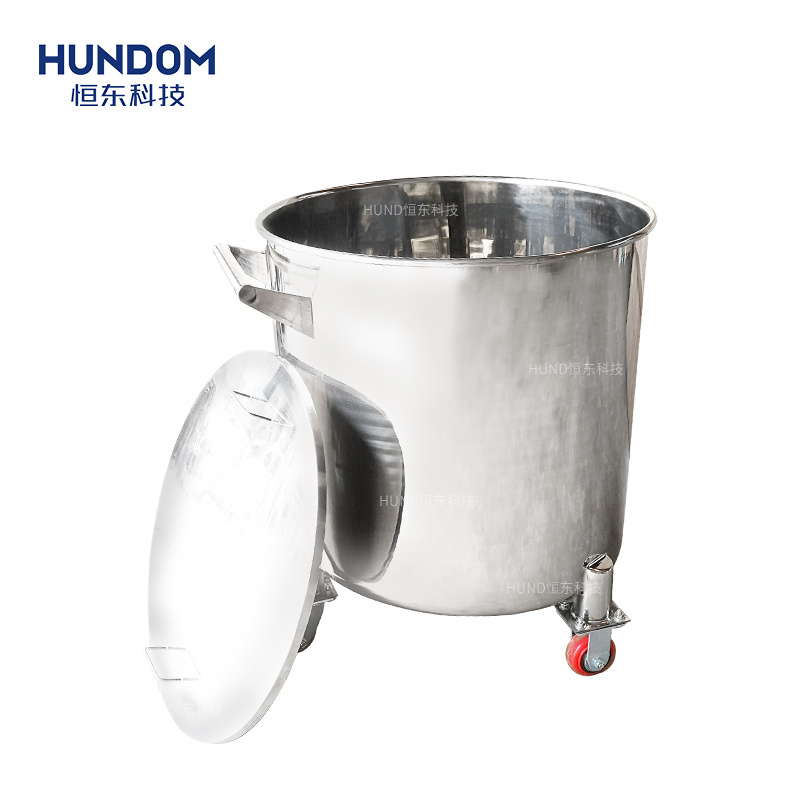 Movable honey storage tank sanitary stainless steel food container