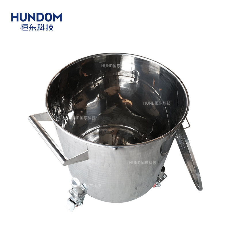 Movable honey storage tank sanitary stainless steel food container