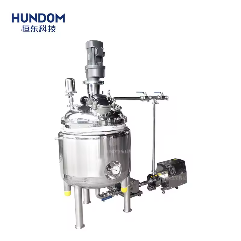 HUNDOM Factory Price Cosmetics Cream Lotion Toothpaste Detergents Processing Mixing And Homogenizing Machines