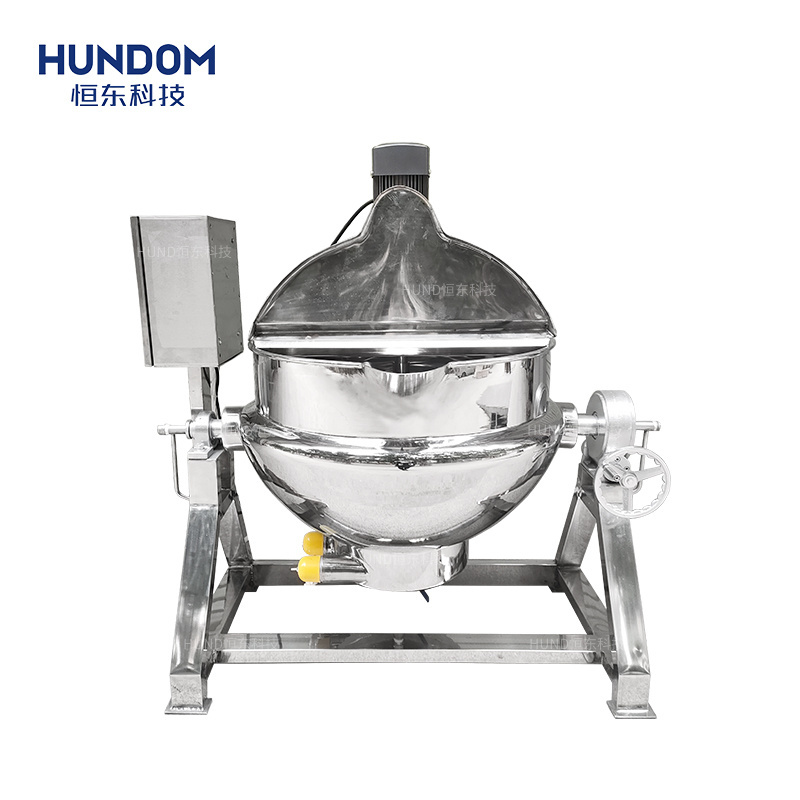 500Liter Industrial Electric Heating Double Jacket Cooking Pot With Mixer Jacketed Cooker For Syrup,Candy Sugar