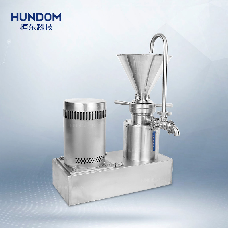 HUNDOM stainless steel peanut butter colloid mill tomato paste fruit jam making machine sanitary peanut grinder machine