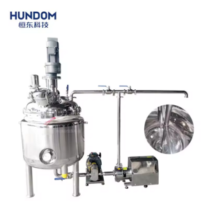 HUNDOM Factory Price Cosmetics Cream Lotion Toothpaste Detergents Processing Mixing And Homogenizing Machines