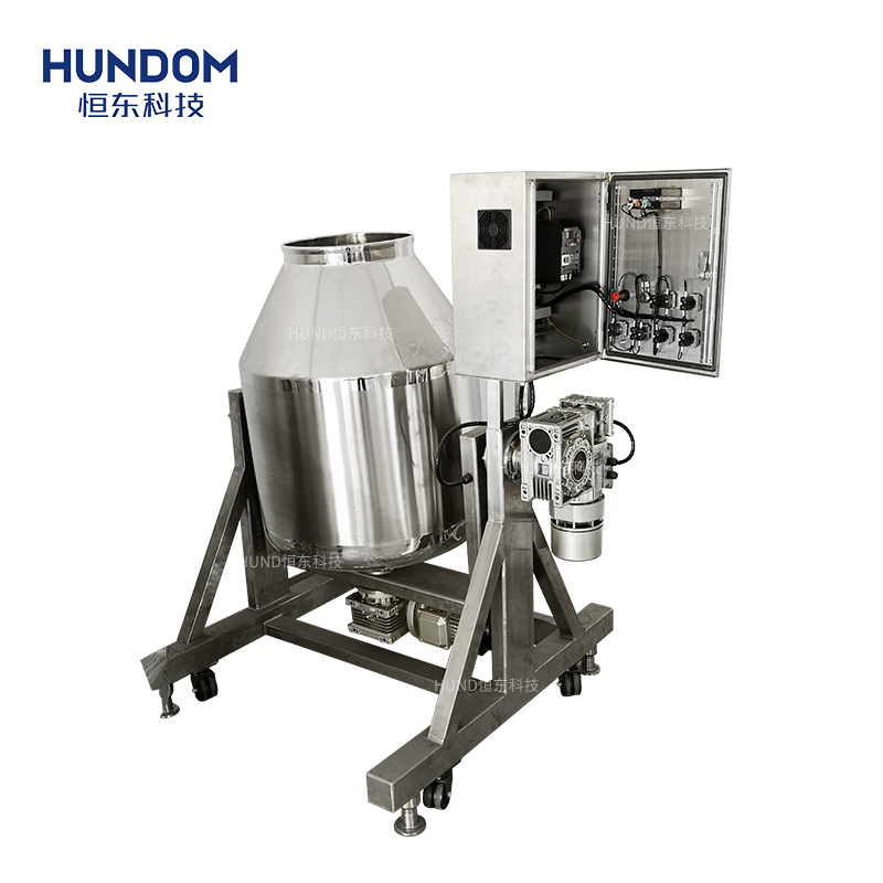 Industrial  tilting barrel Rotary mixer/gypsum powder mixing machine/detergent powder mixing machine