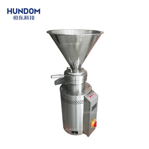 Vertical hundom colloid grinder mill for chili,peanut,sesame,almond milk,hummus