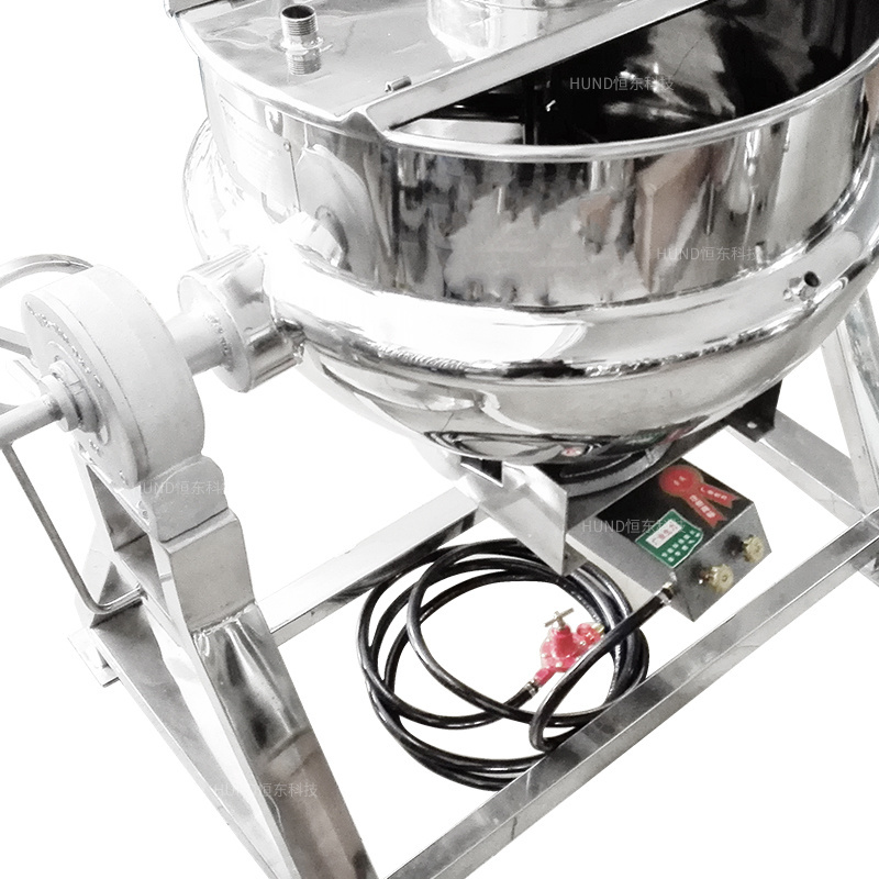 Cooking mixer machine/gas cooker mixer/hot sauce jacket kettle with mixer