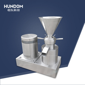 HUNDOM stainless steel peanut butter colloid mill tomato paste fruit jam making machine sanitary peanut grinder machine