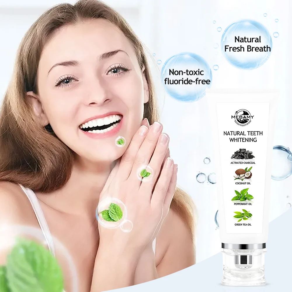 Teeth Care Products Anti Sensitivity Bulk Toothpaste Organic Activated Charcoal Whitening Private Label Toothpaste