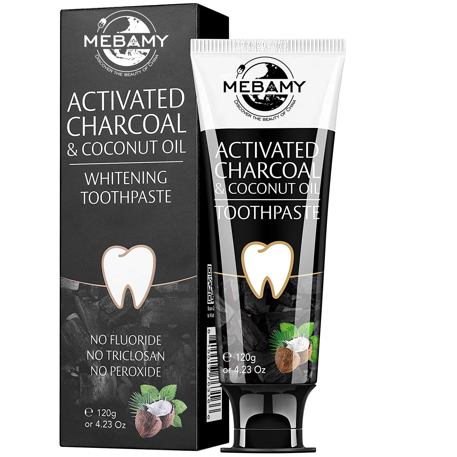 Hot Selling Charcoal Toothpaste Whitening Fluoride Free Sensitive Repair & Protect Custom Bamboo Charcoal Toothpaste