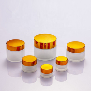 Cosmetic Glass Cream Jar with Lid, Glass 7ml 15ml 20ml 30ml 50ml 100ml Amber Brown Pot