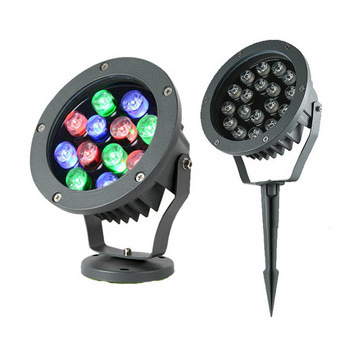 High Power Outdoor Landscape Garden Spot Lighting 6W 9W 12W 15W 18W 24W 36W RGB LED Spike Light