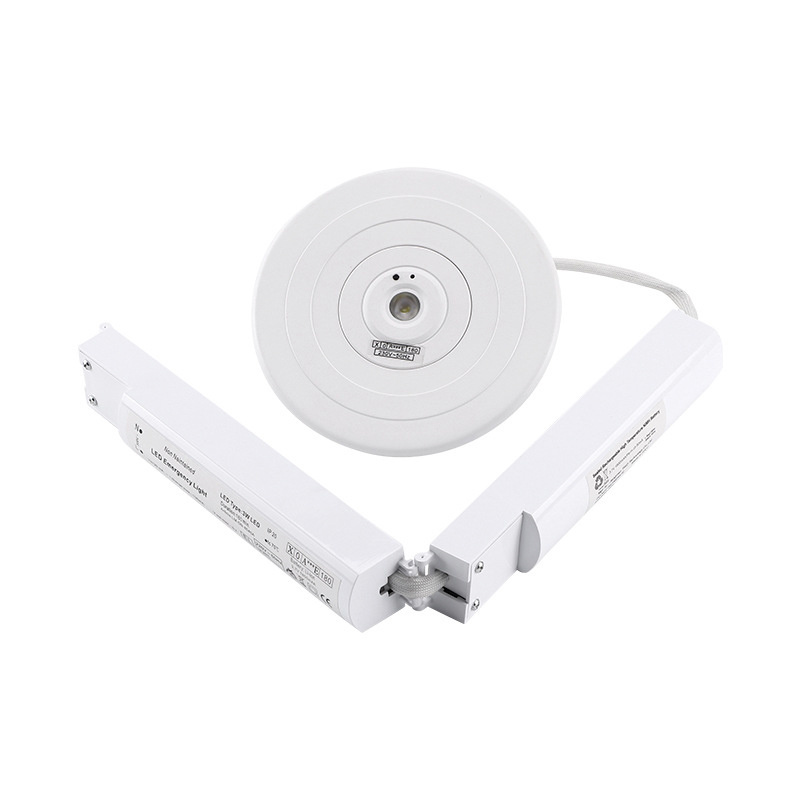 Customized High Lumen Emergency LED Ceiling Spot Light 3hours Battery Backup Time Ce Recessed Emergency Down Lighting