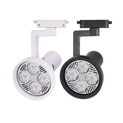 Led track light 40w for Clothing Shop Commercial Lighting Aluminium 30W COB track spot light gu10