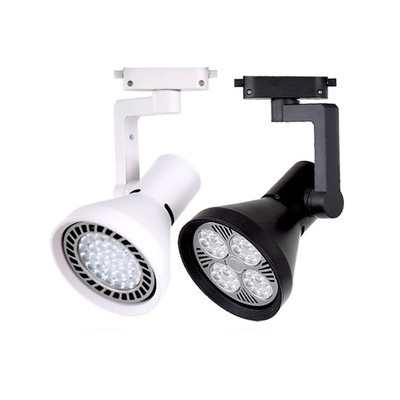 Led track light 40w for Clothing Shop Commercial Lighting Aluminium 30W COB track spot light gu10