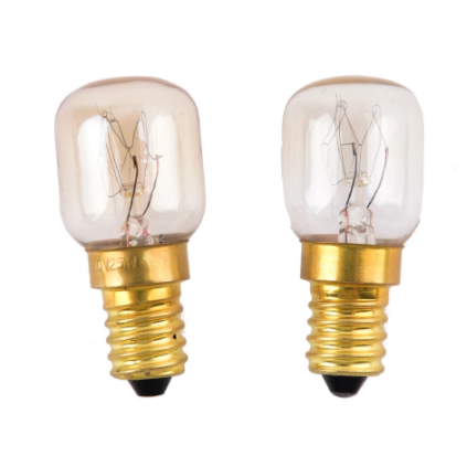 AC 220-230V Edison Bulb E14 15W/25W Refrigerator Light Bulb Warm White Lighting Tungsten Filament Bulbs