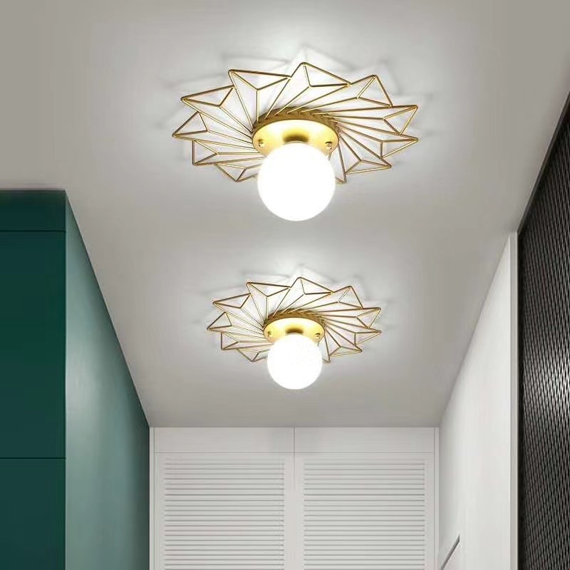 Sun Shaped LED Chandelier Flower Indoor Decoration Bedroom Modern Ceiling Light for Home Hotel