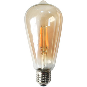 Amber / Clear Vintage Edison LED Lamp E27 Filament Bulbs 4W 6W 8W AC110V 220V Led Bulb Light