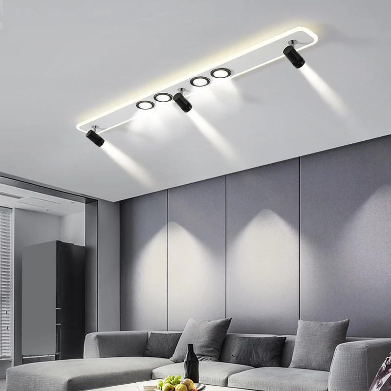 Hot Sale Nordic Surface  Mounted Ceiling Lamp with Remote Control for Indoor Lighting Dimmable Acrylic LED Ceiling Light