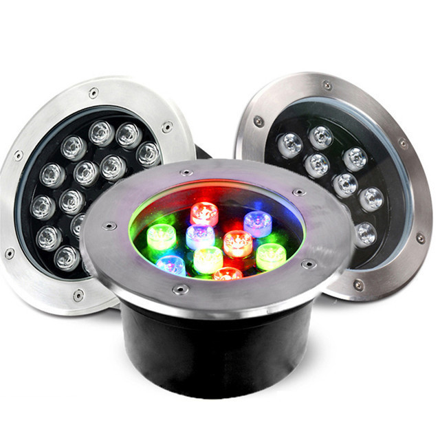 Ip65 Waterproof Inground Lighting Rgb Ground Recessed Buried Floor Deck Lamp Led Underground Light