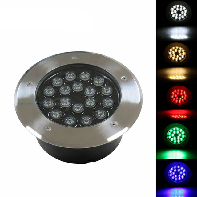 Ip65 Waterproof Inground Lighting Rgb Ground Recessed Buried Floor Deck Lamp Led Underground Light