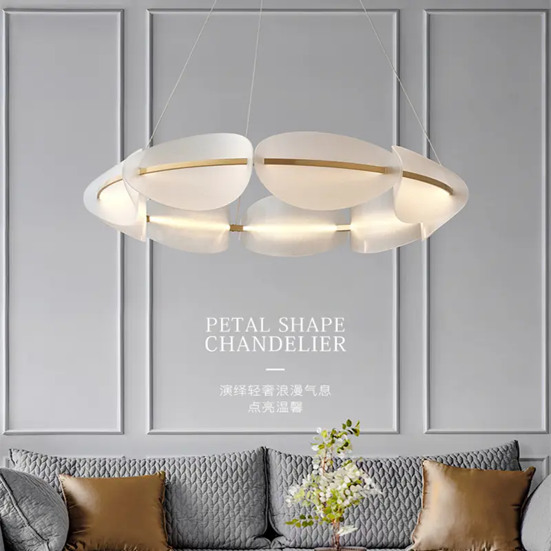 Dropshipping LED Chandelier Light for Living Room Dining Room Lighting Flush Mount Pendant Light Chandelier