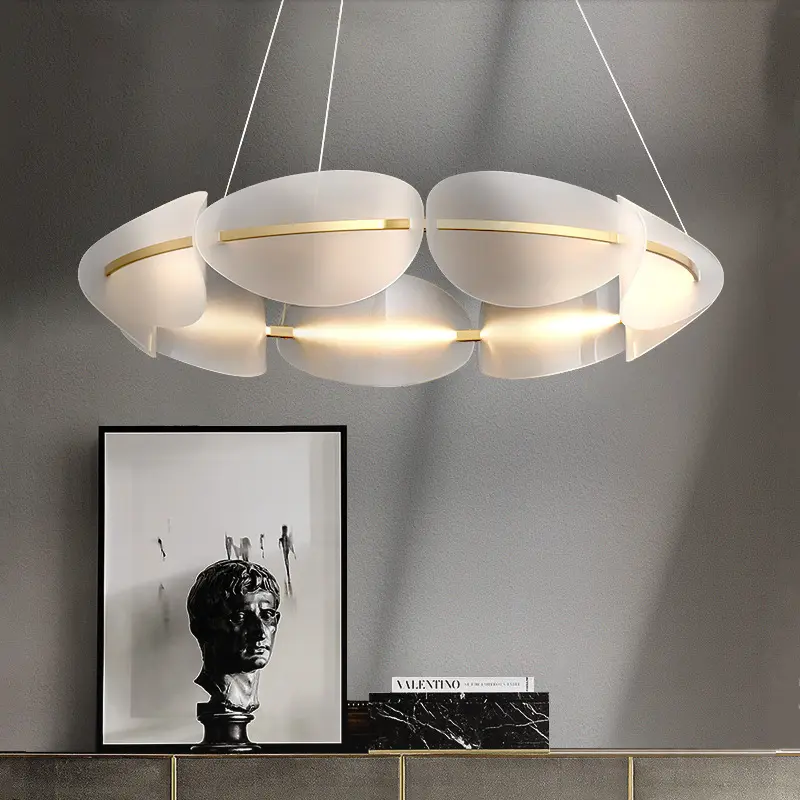 Dropshipping LED Chandelier Light for Living Room Dining Room Lighting Flush Mount Pendant Light Chandelier